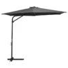 Parasol D'extérieur Déporté Avec Mât En Acier 300x250 Cm Anthracite 2 Parasol D'extérieur Déporté Avec Mât En Acier 300x250 Cm Anthracite -Meubles Soldes Boutique parasol d exterieur deporte avec mat en acier 300x250 cm anthracite 3666722322645 983152