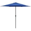 Parasol D'extérieur Et Mât En Aluminium 270x246 Cm Bleu Azuré 1 Parasol D'extérieur Et Mât En Aluminium 270x246 Cm Bleu Azuré -Meubles Soldes Boutique parasol d exterieur et mat en aluminium 270x246 cm bleu azure 3666722322508 983318