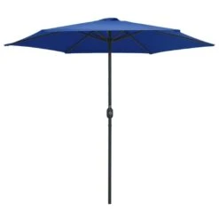 Parasol D'extérieur Et Mât En Aluminium 270x246 Cm Bleu Azuré 11 Parasol D'extérieur Et Mât En Aluminium 270x246 Cm Bleu Azuré -Meubles Soldes Boutique parasol d exterieur et mat en aluminium 270x246 cm bleu azure 3666722322508 983320