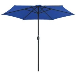 Parasol D'extérieur Et Mât En Aluminium 270x246 Cm Bleu Azuré 12 Parasol D'extérieur Et Mât En Aluminium 270x246 Cm Bleu Azuré -Meubles Soldes Boutique parasol d exterieur et mat en aluminium 270x246 cm bleu azure 3666722322508 983321