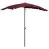 Parasol De Jardin Avec Mât 200x130 Cm Rouge Bordeaux 2 Parasol De Jardin Avec Mât 200x130 Cm Rouge Bordeaux -Meubles Soldes Boutique parasol de jardin avec mat 200x130 cm rouge bordeaux 3666722352062 946904