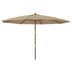 Parasol De Jardin Avec Mât En Bois Taupe 400x273 Cm 11 Parasol De Jardin Avec Mât En Bois Taupe 400x273 Cm -Meubles Soldes Boutique parasol de jardin avec mat en bois taupe 400x273 cm 8720845760625 1515901