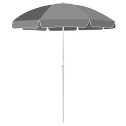 Meubles Soldes Boutique 24 Parasol De Plage 180 Cm Anthracite