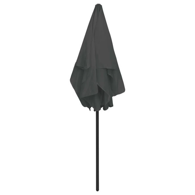 Parasol De Plage Anthracite 180x120 Cm 9 Parasol De Plage Anthracite 180x120 Cm – Image 7