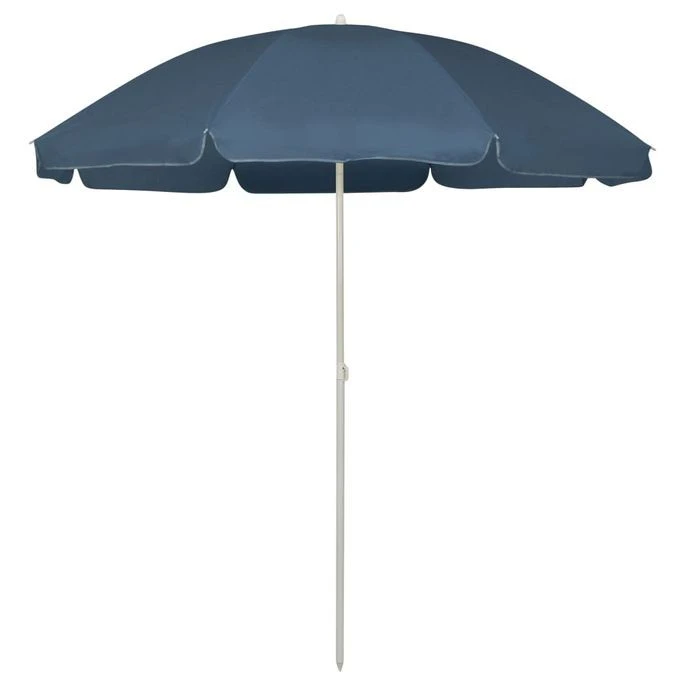 Parasol De Plage Bleu 240 Cm 2 3 Parasol De Plage Bleu 240 Cm 2