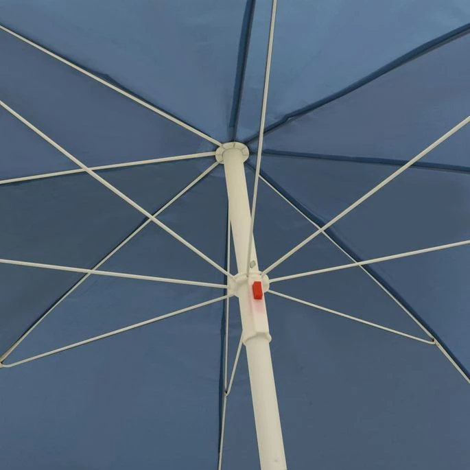 Parasol De Plage Bleu 240 Cm 2 4 Parasol De Plage Bleu 240 Cm 2 – Image 2