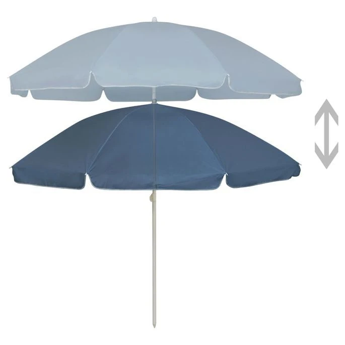 Parasol De Plage Bleu 240 Cm 2 5 Parasol De Plage Bleu 240 Cm 2 – Image 3