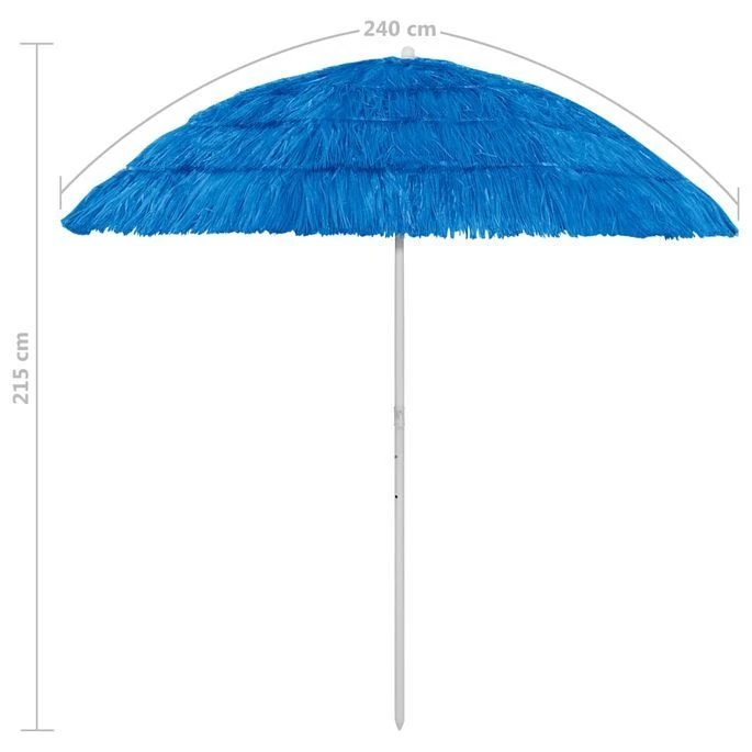 Parasol De Plage Bleu 240 Cm 10 Parasol De Plage Bleu 240 Cm – Image 8
