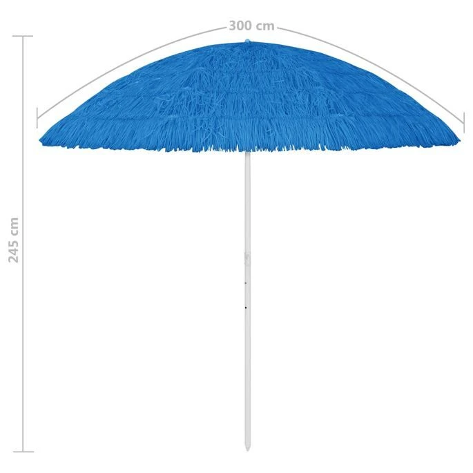 Parasol De Plage Bleu 300 Cm 2 10 Parasol De Plage Bleu 300 Cm 2 – Image 8