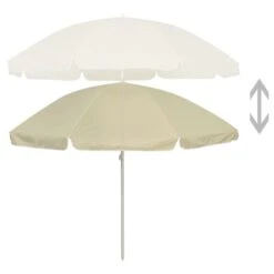 Parasol De Plage Jaune Sable 240 Cm 2 10 Parasol De Plage Jaune Sable 240 Cm 2 -Meubles Soldes Boutique parasol de plage jaune sable 240 cm 3666722353007 946205