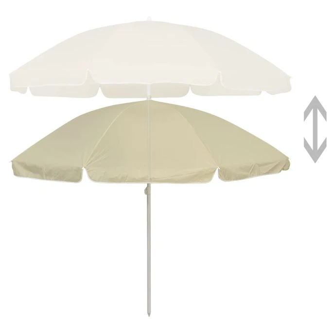 Parasol De Plage Jaune Sable 240 Cm 2 5 Parasol De Plage Jaune Sable 240 Cm 2 – Image 3