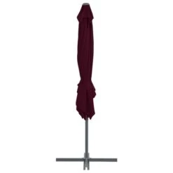 Parasol Déporté Avec Mât En Acier Rouge Bordeaux 250x250 Cm 15 Parasol Déporté Avec Mât En Acier Rouge Bordeaux 250x250 Cm -Meubles Soldes Boutique parasol deporte avec mat en acier rouge bordeaux 250x250 cm 3666722357319 941454