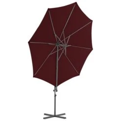 Parasol Déporté Avec Mât En Acier Rouge Bordeaux 300 Cm 14 Parasol Déporté Avec Mât En Acier Rouge Bordeaux 300 Cm -Meubles Soldes Boutique parasol deporte avec mat en acier rouge bordeaux 300 cm 3666722357296 941471
