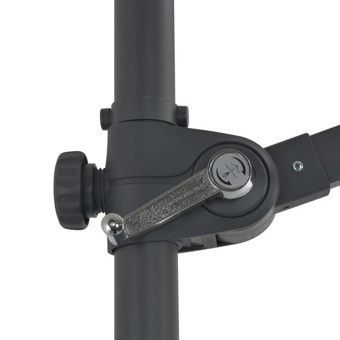 Parasol Déporté Avec Mât En Acier Rouge Bordeaux 300 Cm 9 Parasol Déporté Avec Mât En Acier Rouge Bordeaux 300 Cm – Image 7