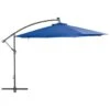 Parasol Déporté Avec Mât En Aluminium 350 Cm Bleu 1 Parasol Déporté Avec Mât En Aluminium 350 Cm Bleu -Meubles Soldes Boutique parasol deporte avec mat en aluminium 350 cm bleu 3666722322829 982861
