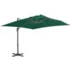Parasol Déporté Avec Mât En Aluminium Vert 300x300 Cm 2 Parasol Déporté Avec Mât En Aluminium Vert 300x300 Cm -Meubles Soldes Boutique parasol deporte avec mat en aluminium vert 300x300 cm 3666722326360 979155