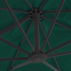 Parasol Déporté Avec Mât En Aluminium Vert 300x300 Cm -Meubles Soldes Boutique parasol deporte avec mat en aluminium vert 300x300 cm 3666722326360 979156