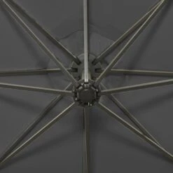 Parasol Déporté Avec Mât Et Lumières LED Anthracite 300 Cm 2 -Meubles Soldes Boutique parasol deporte avec mat et lumieres led anthracite 300 cm 3666722357111 941650