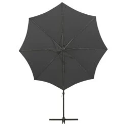 Parasol Déporté Avec Mât Et Lumières LED Anthracite 300 Cm 2 -Meubles Soldes Boutique parasol deporte avec mat et lumieres led anthracite 300 cm 3666722357111 941655