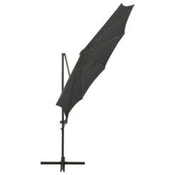 Parasol Déporté Avec Mât Et Lumières LED Anthracite 300 Cm 2 -Meubles Soldes Boutique parasol deporte avec mat et lumieres led anthracite 300 cm 3666722357111 941656