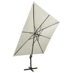 Parasol Déporté Avec Mât Et Lumières LED Sable 300 Cm 2 15 Parasol Déporté Avec Mât Et Lumières LED Sable 300 Cm 2 -Meubles Soldes Boutique parasol deporte avec mat et lumieres led sable 300 cm 3666722357098 941673