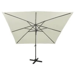 Parasol Déporté Avec Mât Et Lumières LED Sable 300 Cm 2 16 Parasol Déporté Avec Mât Et Lumières LED Sable 300 Cm 2 -Meubles Soldes Boutique parasol deporte avec mat et lumieres led sable 300 cm 3666722357098 941674