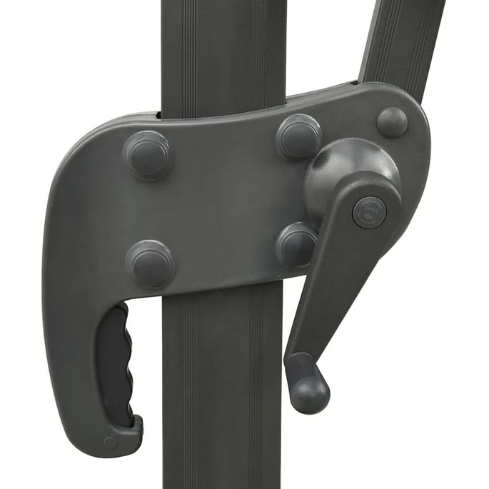 Parasol Déporté Avec Mât Et Lumières LED Sable 300 Cm 2 11 Parasol Déporté Avec Mât Et Lumières LED Sable 300 Cm 2 – Image 9