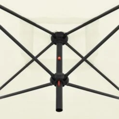 Parasol Double Avec Mât En Acier 250 X 250 Cm Blanc Sable 8 Parasol Double Avec Mât En Acier 250 X 250 Cm Blanc Sable -Meubles Soldes Boutique parasol double avec mat en acier 250 x 250 cm blanc sable 3666722819862 983201