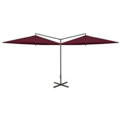 Parasol Double Avec Mât En Acier Rouge Bordeaux 600 Cm 11 Parasol Double Avec Mât En Acier Rouge Bordeaux 600 Cm -Meubles Soldes Boutique parasol double avec mat en acier rouge bordeaux 600 cm 3666722356015 942707