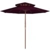 Parasol Double Avec Mât En Bois Rouge Bordeaux 270 Cm 2 Parasol Double Avec Mât En Bois Rouge Bordeaux 270 Cm -Meubles Soldes Boutique parasol double avec mat en bois rouge bordeaux 270 cm 3666722354257 944392
