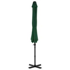 Parasol En Porte-à-faux Et Poteau En Aluminium 300 Cm Vert -Meubles Soldes Boutique parasol en porte a faux et poteau en aluminium 300 cm vert 3666722326476 979053