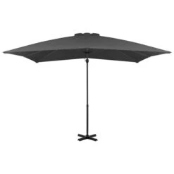 Parasol En Porte-à-faux Mât En Aluminium 250x250 Cm Anthracite 12 Parasol En Porte-à-faux Mât En Aluminium 250x250 Cm Anthracite -Meubles Soldes Boutique parasol en porte a faux mat en aluminium 250x250 cm anthracite 3666722326506 979028