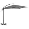 Parasol En Porte-à-feux Avec Mât En Acier 250x250 Cm Anthracite 1 Parasol En Porte-à-feux Avec Mât En Acier 250x250 Cm Anthracite -Meubles Soldes Boutique parasol en porte a feux avec mat en acier 250x250 cm anthracite 3666722325912 979602