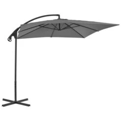 Parasol En Porte-à-feux Avec Mât En Acier 250x250 Cm Anthracite 11 Parasol En Porte-à-feux Avec Mât En Acier 250x250 Cm Anthracite -Meubles Soldes Boutique parasol en porte a feux avec mat en acier 250x250 cm anthracite 3666722325912 979604