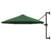 Parasol Mural Avec Mât Métallique 300 Cm Vert 1 Parasol Mural Avec Mât Métallique 300 Cm Vert -Meubles Soldes Boutique parasol mural avec mat metallique 300 cm vert 3666722326056 979494