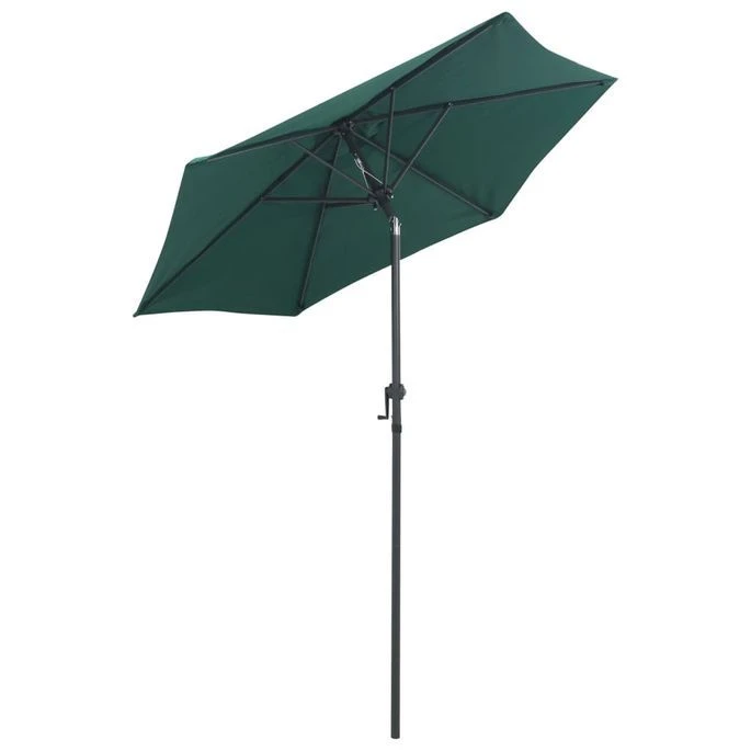 Parasol Vert 200x211 Cm Aluminium 5 Parasol Vert 200x211 Cm Aluminium – Image 3