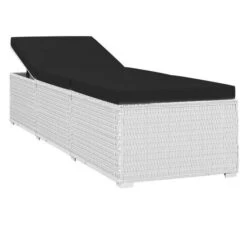 Set Chaise Longue Et Table Tissu Noir Et Résine Blanche Viali 7 Set Chaise Longue Et Table Tissu Noir Et Résine Blanche Viali -Meubles Soldes Boutique set chaise longue et table tissu noir et resine blanche 3666722554398 389573
