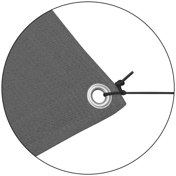 Tarp D'ombrage Avec Poteaux HDPE Carré 3 X 3 M Anthracite 6 Tarp D'ombrage Avec Poteaux HDPE Carré 3 X 3 M Anthracite – Image 4