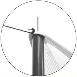 Toile D'ombrage Avec Poteaux HDPE Carré 3 X 3 M Blanc 11 Toile D'ombrage Avec Poteaux HDPE Carré 3 X 3 M Blanc -Meubles Soldes Boutique toile d ombrage avec poteaux hdpe carre 3 x 3 m blanc 8718475560104 975793