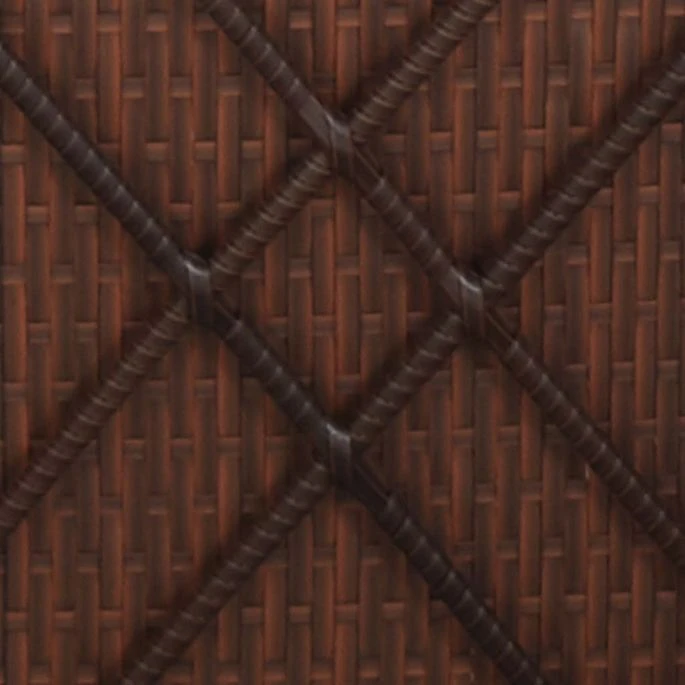 Transat Convertible Avec Coussins Résine Tressée Marron 10 Transat Convertible Avec Coussins Résine Tressée Marron – Image 8