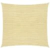 Voile D'ombrage 160 G/m² Beige 6x6 M PEHD -Meubles Soldes Boutique voile d ombrage 160 g m beige 6x6 m pehd 3666722859653 937945