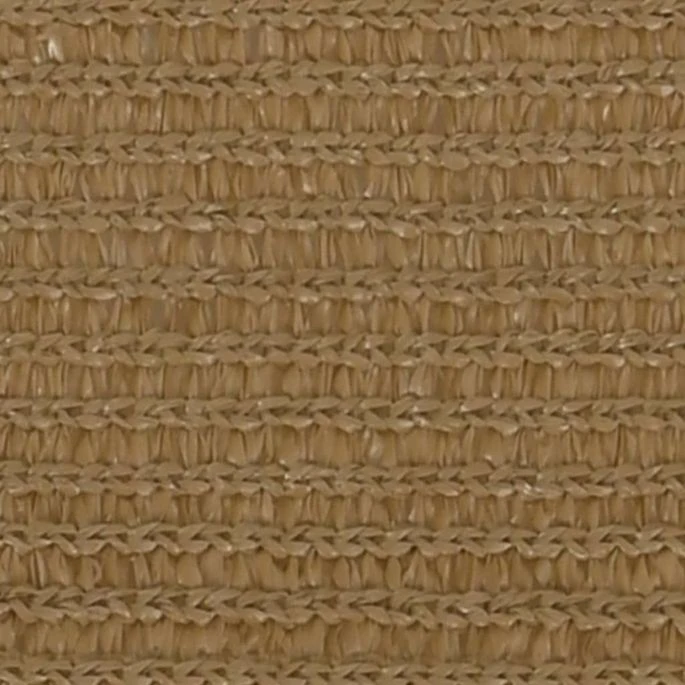 Voile D'ombrage 160 G/m² Taupe 5x7x7 M PEHD 4 Voile D'ombrage 160 G/m² Taupe 5x7x7 M PEHD – Image 2