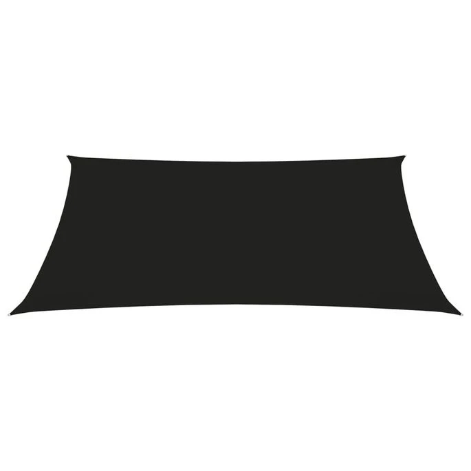 Voile De Parasol Tissu Oxford Rectangulaire 3,5x4,5 M Noir 5 Voile De Parasol Tissu Oxford Rectangulaire 3,5x4,5 M Noir – Image 3
