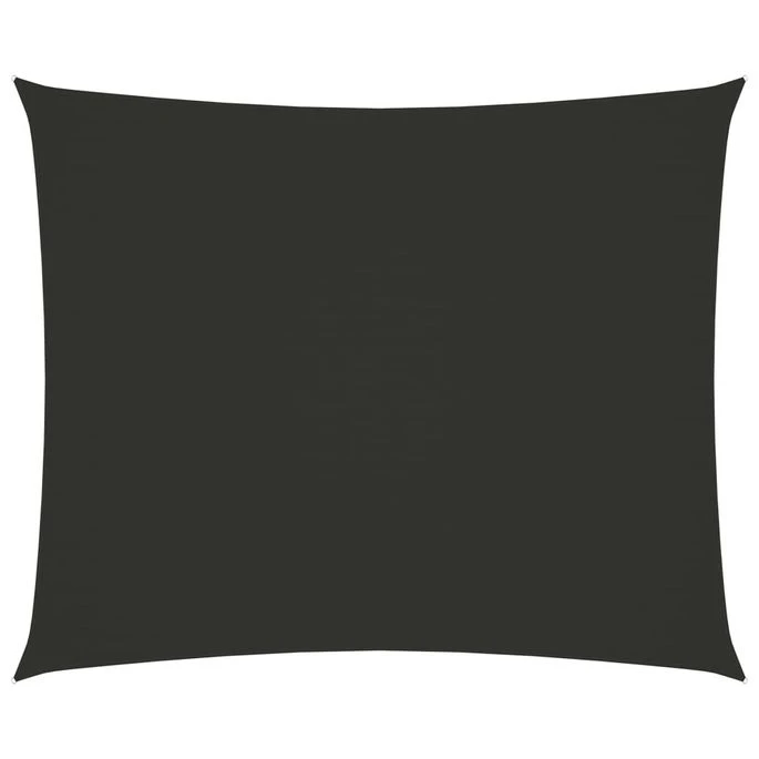 Voile De Parasol Tissu Oxford Rectangulaire 4x5 M Anthracite 3 Voile De Parasol Tissu Oxford Rectangulaire 4x5 M Anthracite
