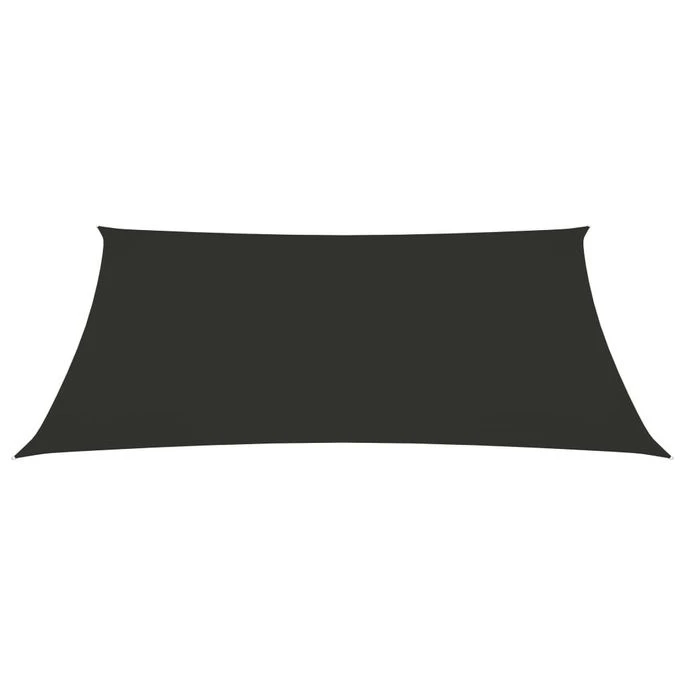 Voile De Parasol Tissu Oxford Rectangulaire 4x5 M Anthracite 5 Voile De Parasol Tissu Oxford Rectangulaire 4x5 M Anthracite – Image 3