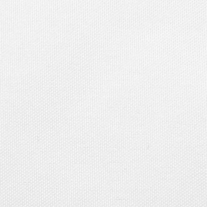 Voile De Parasol Tissu Oxford Triangulaire 4x5x6,4 M Blanc 4 Voile De Parasol Tissu Oxford Triangulaire 4x5x6,4 M Blanc – Image 2